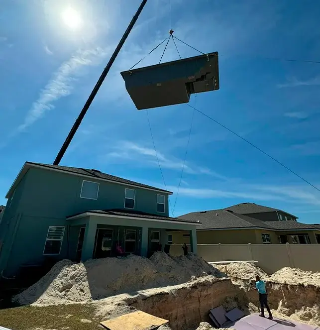 Architect and constructor partnership with X-Pools