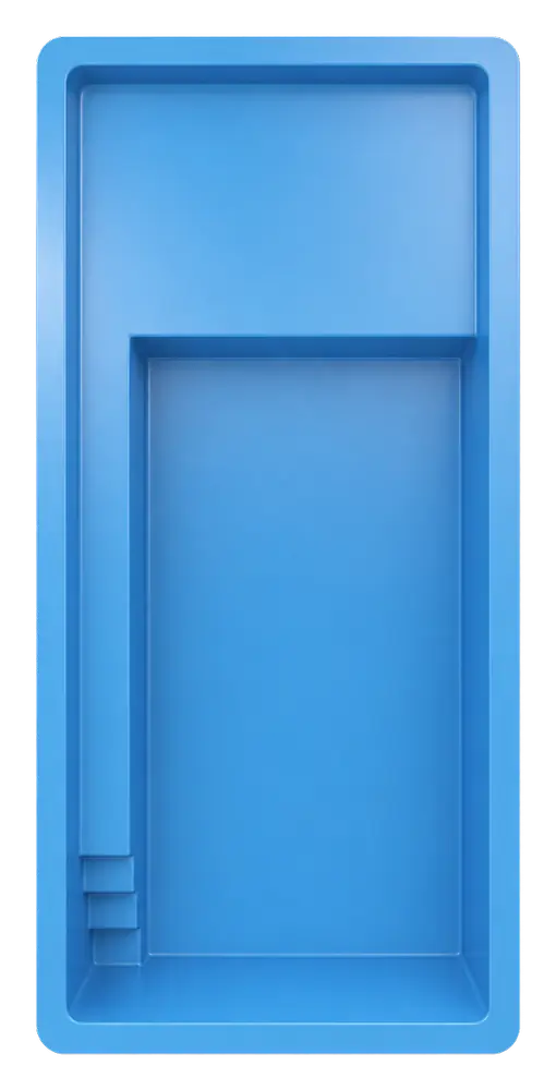 Austin fiberglass pool model