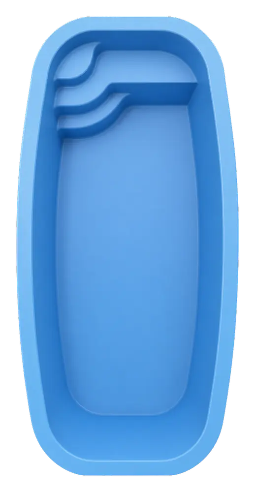 Naples fiberglass pool model