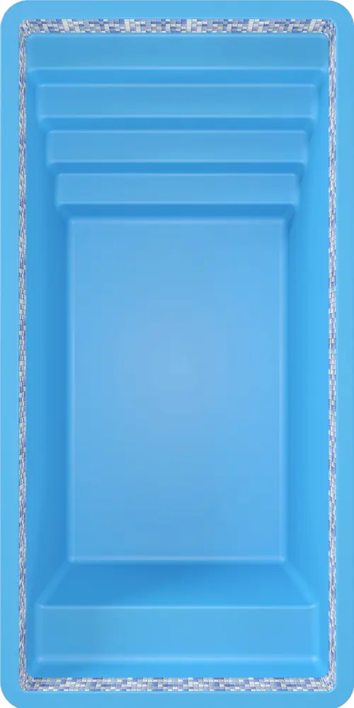 Miami fiberglass pool model