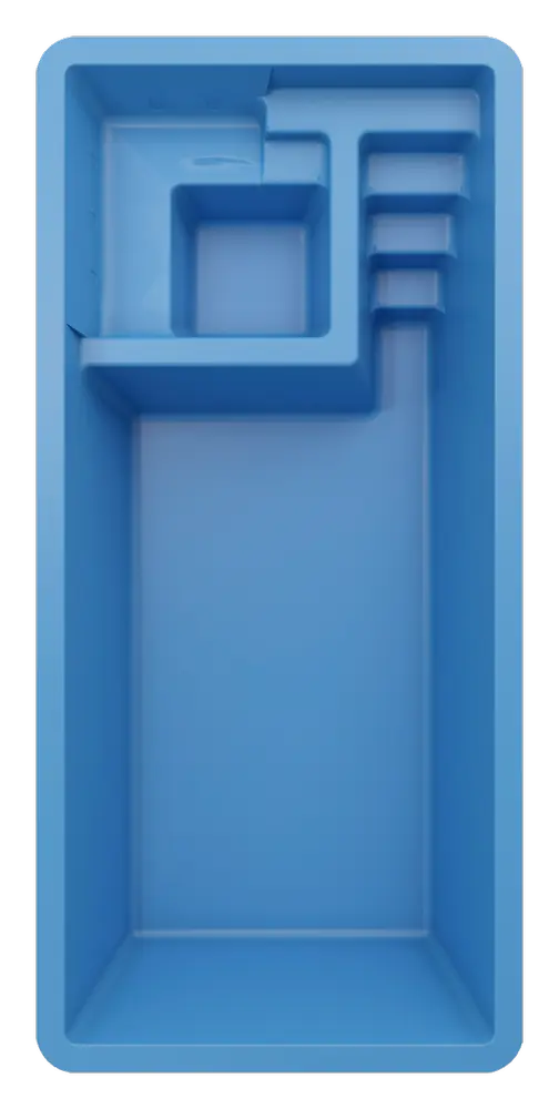 X-Line 7 fiberglass pool model